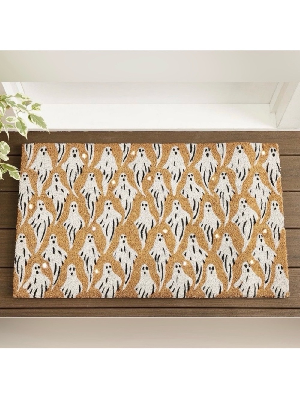 Pottery Barn Light Up Ghost Doormat